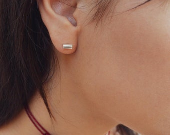 Chunky Bar Earrings