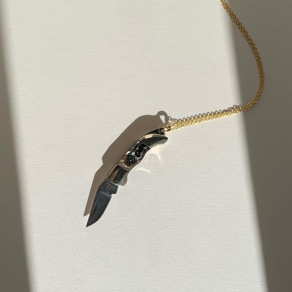 Knife Necklace Etsy