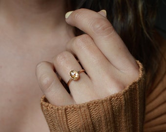 Oval Rutilated Quartz Ring