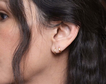Baby Gold Huggie Hoops