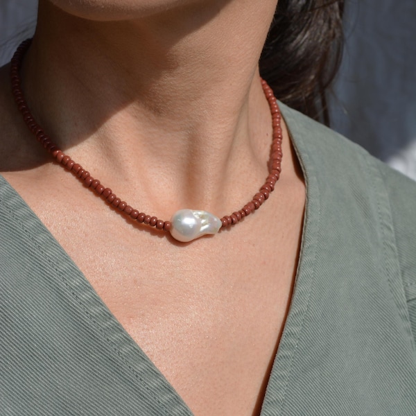 Gemma Pearl Necklace