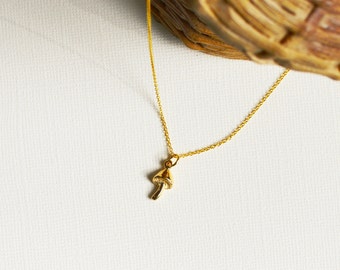 Mini Mushroom Necklace