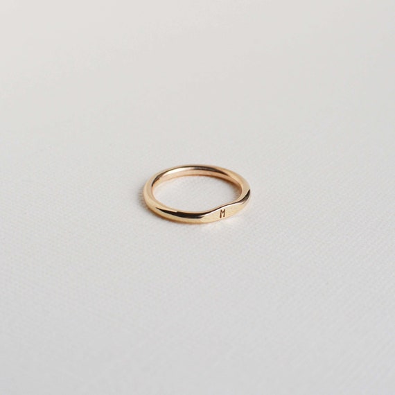 Initial Ring - Etsy
