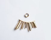 Gold Moonstone, Earring Jacket