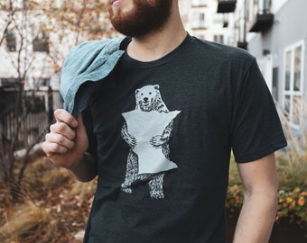 T-Shirt, MN Bear Hug Charcoal