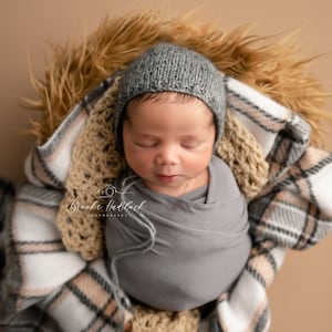 COLTON STRETCH WRAP, Stretch Knit Wrap, Newborn Knit Wrap, Newborn Swaddle, Newborn Wrap, Photography Prop, Newborn Prop, Photo Prop