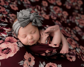 Stretch Knit Wrap, Nylon Headband, Knit Wrap, Newborn Knit Wrap, Newborn Swaddle, Newborn Wrap, Photography Prop, Newborn Prop, Photo Prop