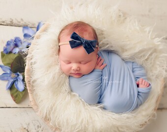 Velvet Bows, Velvet Bow Headband, Velvet Bow Piggys, Baby Headband, Headband, Bow Headband, Bow Clips, Photography Props, Photo Props