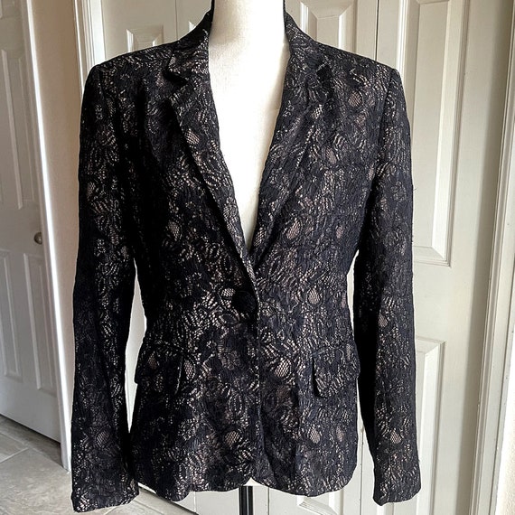 lace overlay jacket