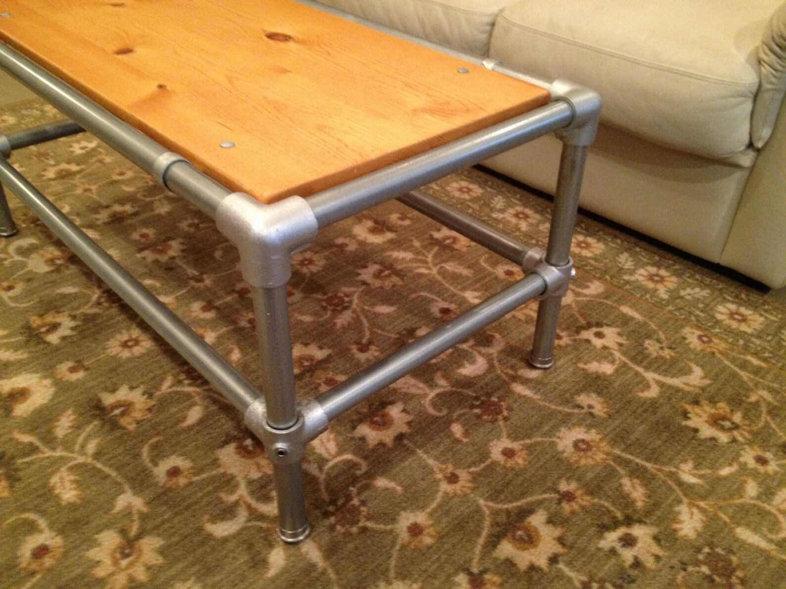 Coffee Table Reclaimed Wood Furniture Galvanized Pipe Etsy