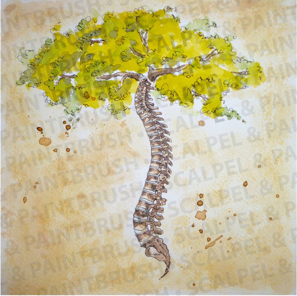 10x10 Arbor Vitae Tree of Life Series of 3 Etsy