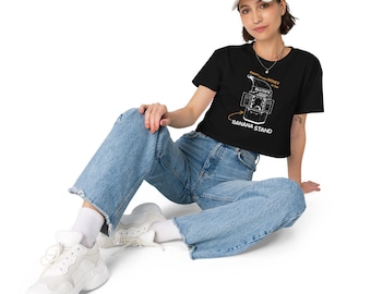 There's Always Money in the Banana Stand! Women’s crop top