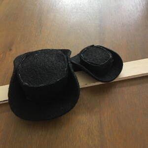Mini and super mini cowboy hats