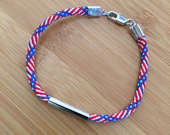 Patriotic bracelet, Jewelry, Bracelet, Gift, Gift for her, Self gift