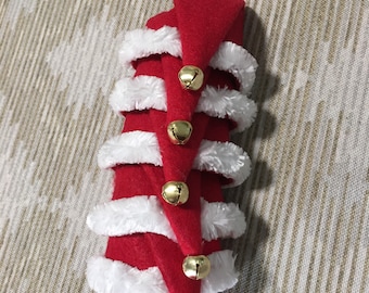 Mini, Santa hats, Miniature hat, Gift, Bottle cap, Wine bottle topper, Doll hat, Christmas, Christmas decoration
