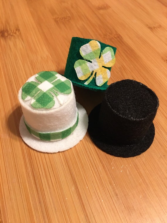 Paddys Day Mini Bowler Hat Felt Paddys Day Mini Bowler Hat Felt