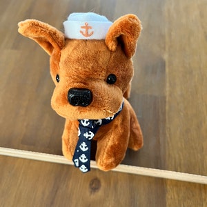 stuffed sailor puppy