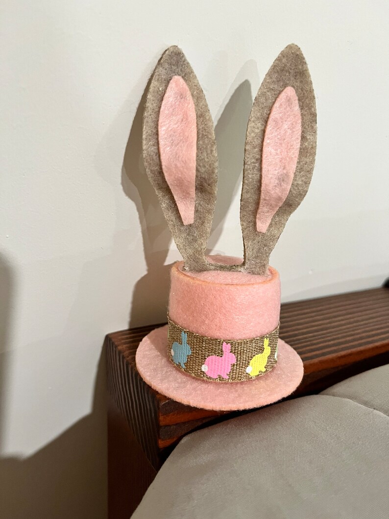 Small Top Hat With Bunny Ears - Etsy