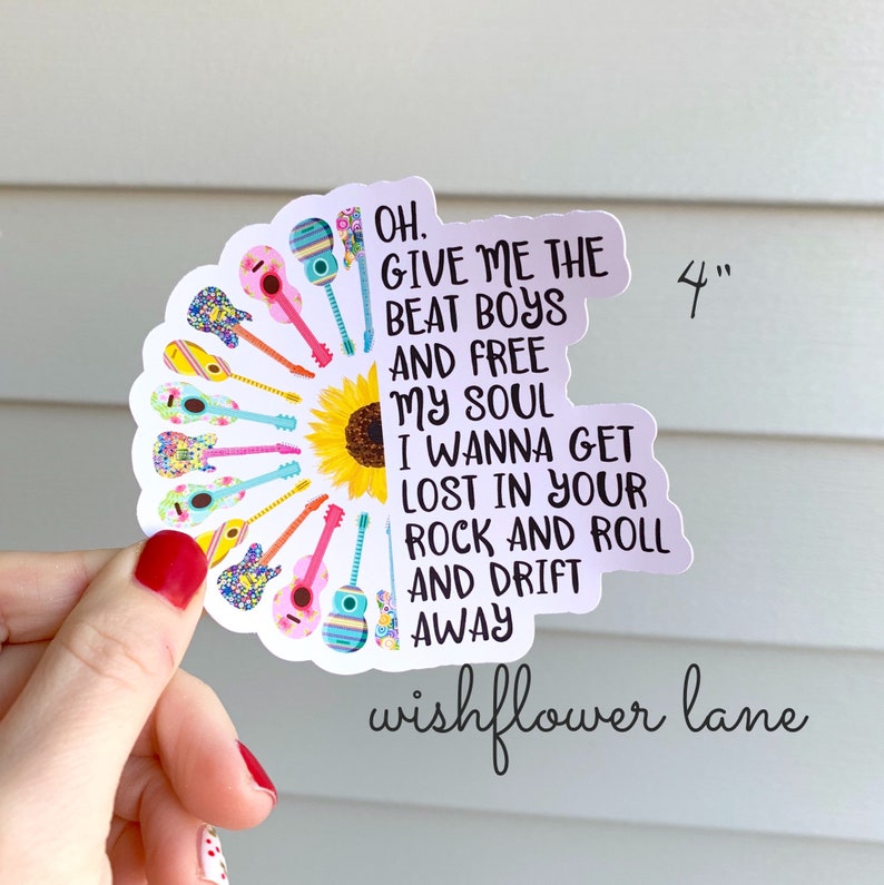 Give me the beat boys sticker doobie brothers sticker ready etsy