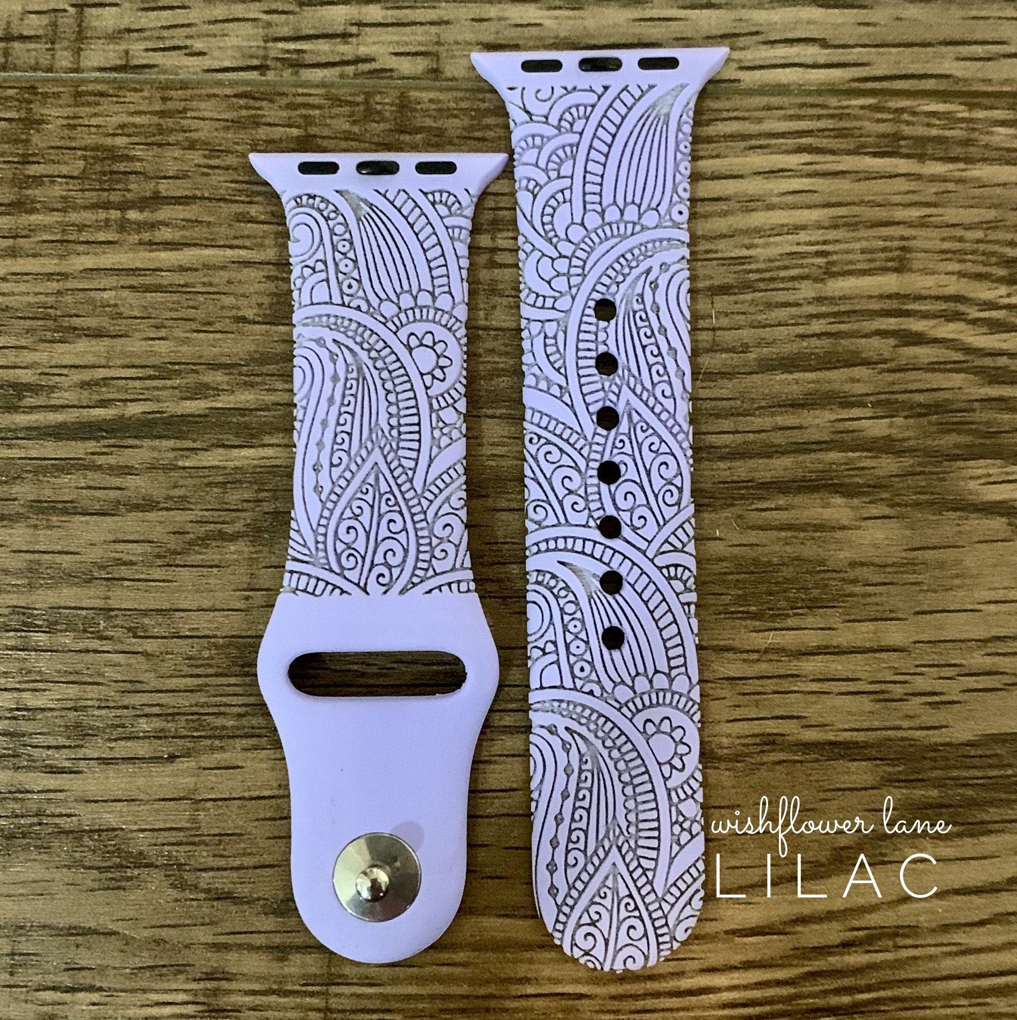 Engraved silicone Apple Watch band/ 38mm/ 40mm/ 42mm/ 44mm/ Etsy