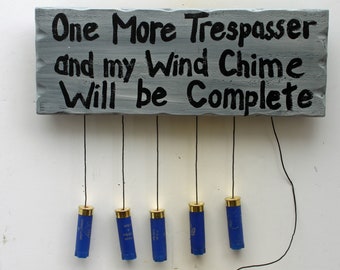 One More Trespasser And My Wind Chime Will Be Complete Etsy