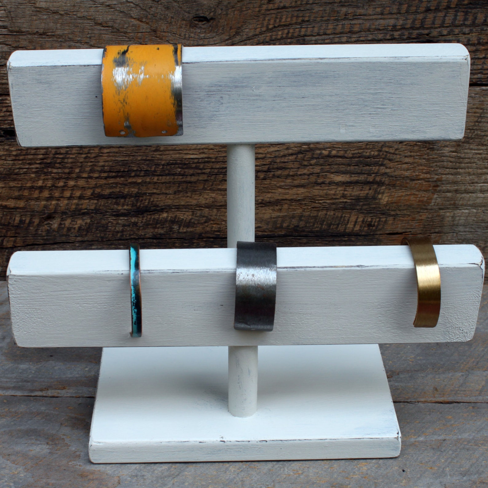 Bracelet display Cuff Display Cuff double T Bar Bangle Etsy