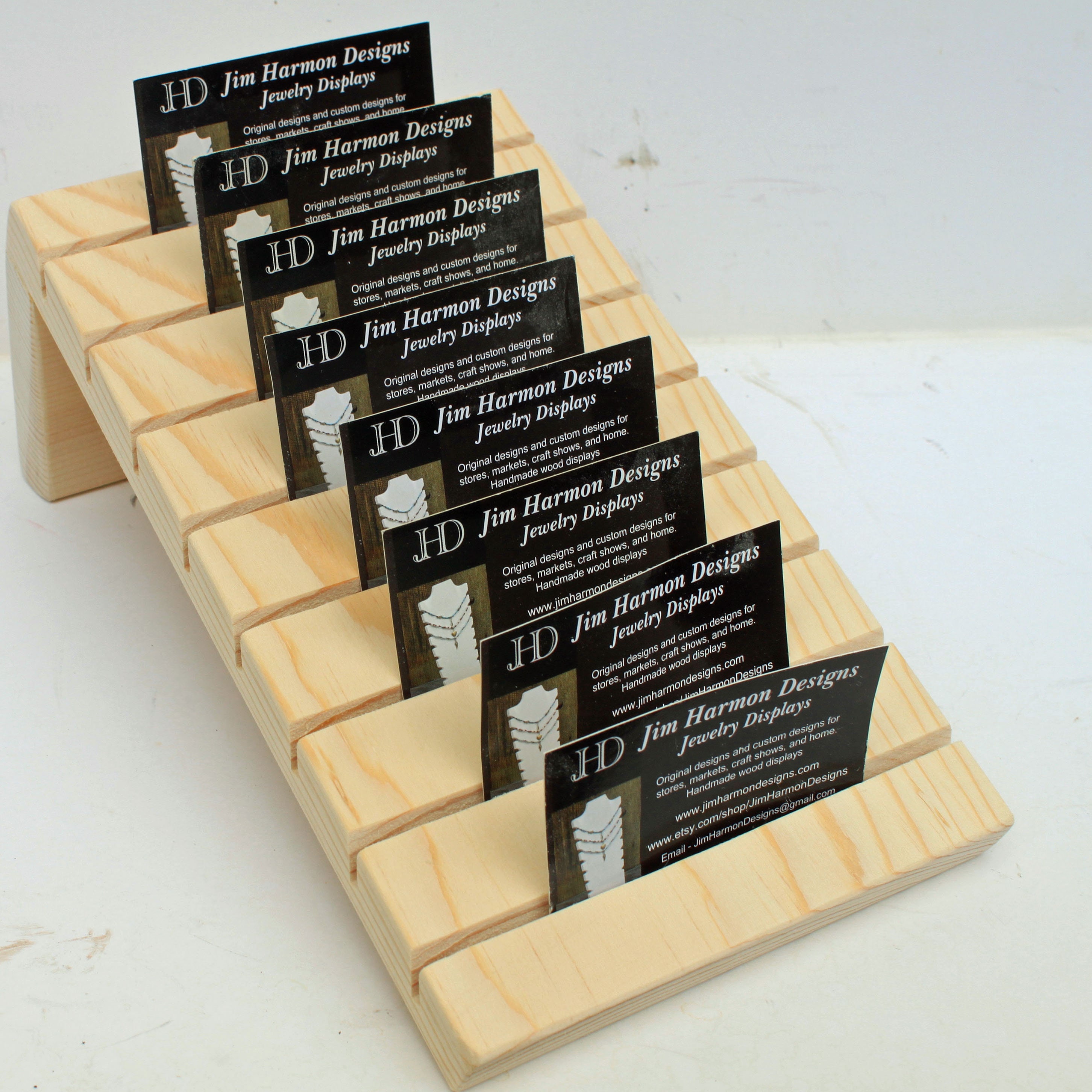 Slotted jewelry card display Clearance