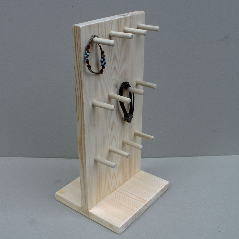 Peg style Bracelet holder Key Ring display Jewelry Display Etsy