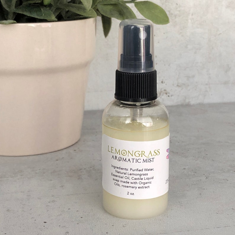 LEMONGRASS Aromatic Mist Aromatherapy Room Spray Air Freshener Etsy