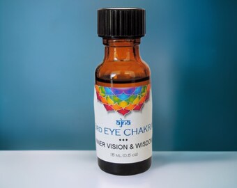 Third Eye Chakra Oil - Lavender and Rosemary Scent - Energy Healing - Meditation - Aromatherapy