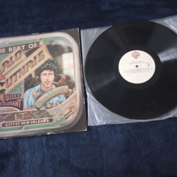 Vintage 1977 The Best of Arlo Guthrie / Alice's Restaurant / Warner Bros. Records