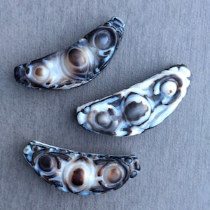 Extra large banded agate carved focal beads. Carved agate beads. Designer agate beads Statement agate beads. Irish supplier Exclusive beads