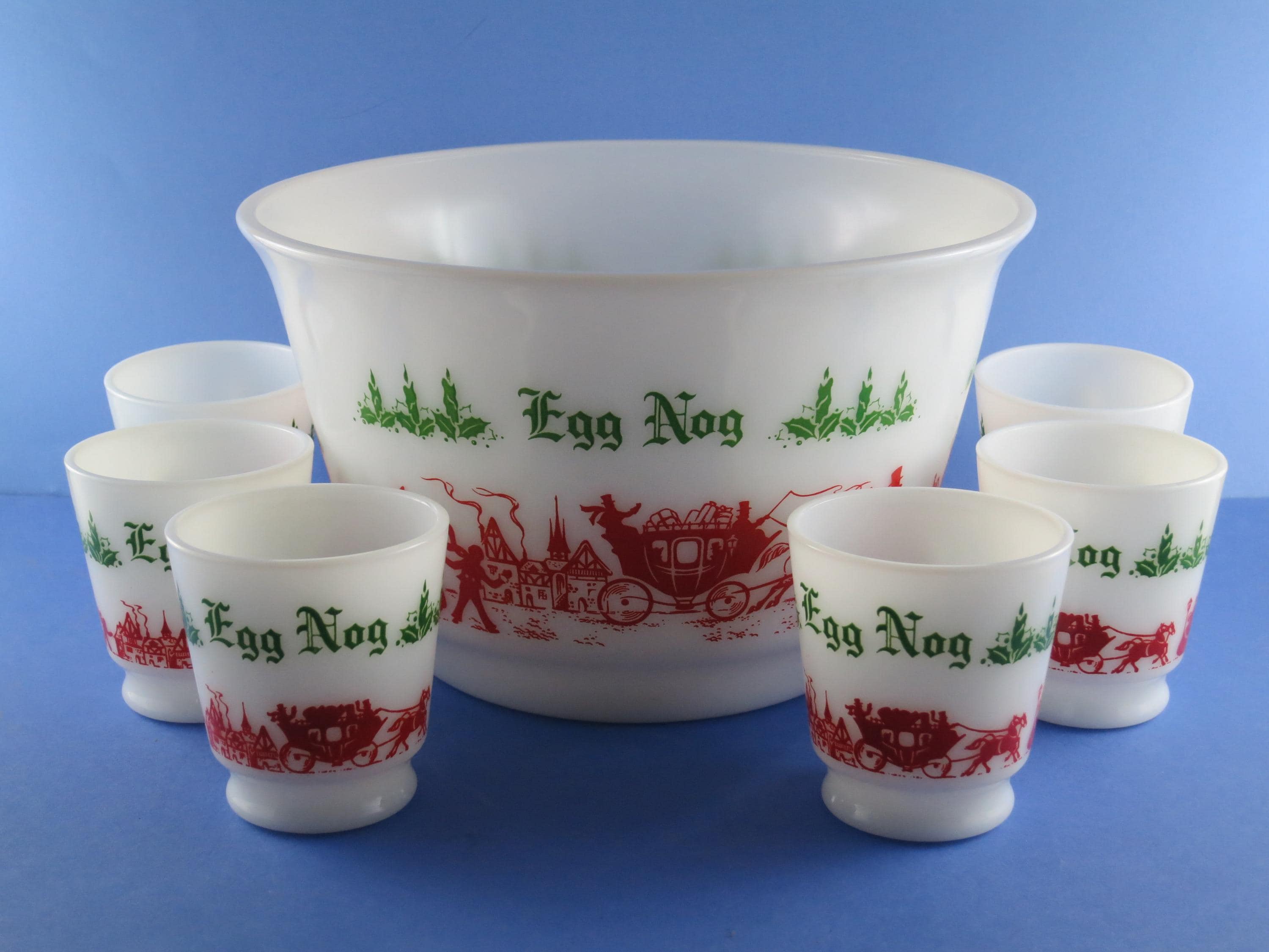 Vintage Egg Nog Set - Etsy