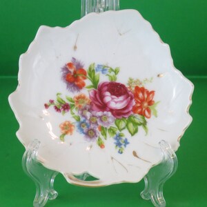 vintage Nasco en forme de feuille