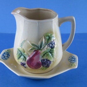 Vintage Pitcher and Tray