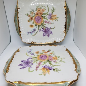 Hand Painted Teapot Coasters (2 pc set )