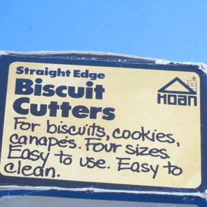 Hoan Biscuit Cutters
