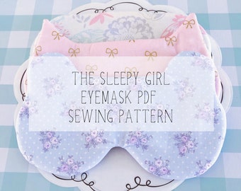 Sleepy girl Eyemask bundle sewing pattern