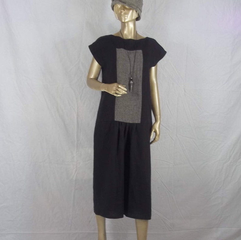 gray flapper dress