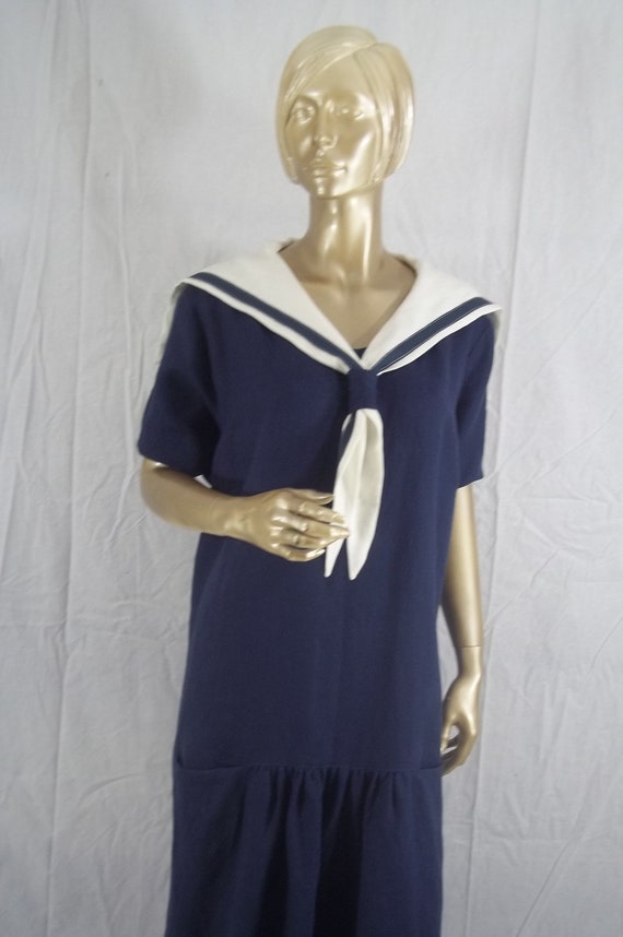 Navy top sailor dress