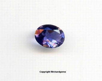 Natural Semi Percious 8x6mm Faceted Oval Cut Iolite For One