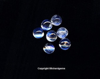 4mm Rainbow Moonstone round Cabochon for Three