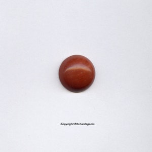 15 mm Natural Loose Red Jasper Cabochon For One
