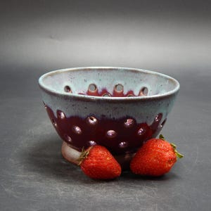 Ceramic Berry Bowl - Hand Thrown Pottery