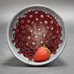 Ceramic Berry Bowl - Hand Thrown Pottery