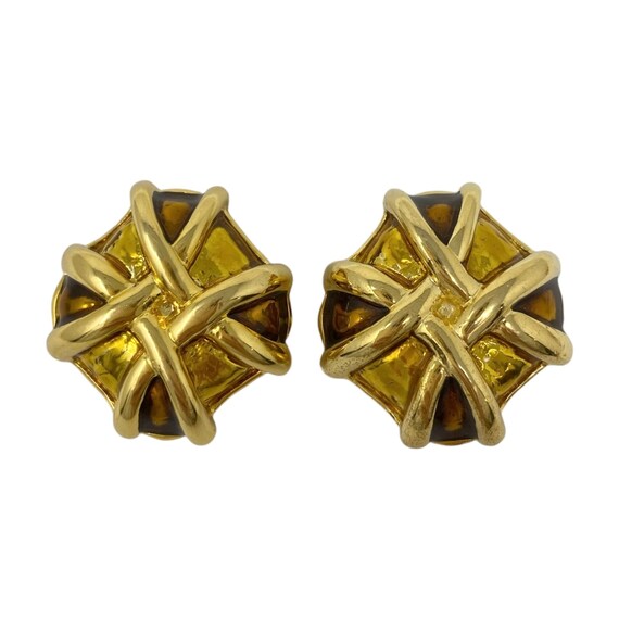 1990s Chanel Boucles d'oreille Clips CHANEL Clip on earrings For Sale at