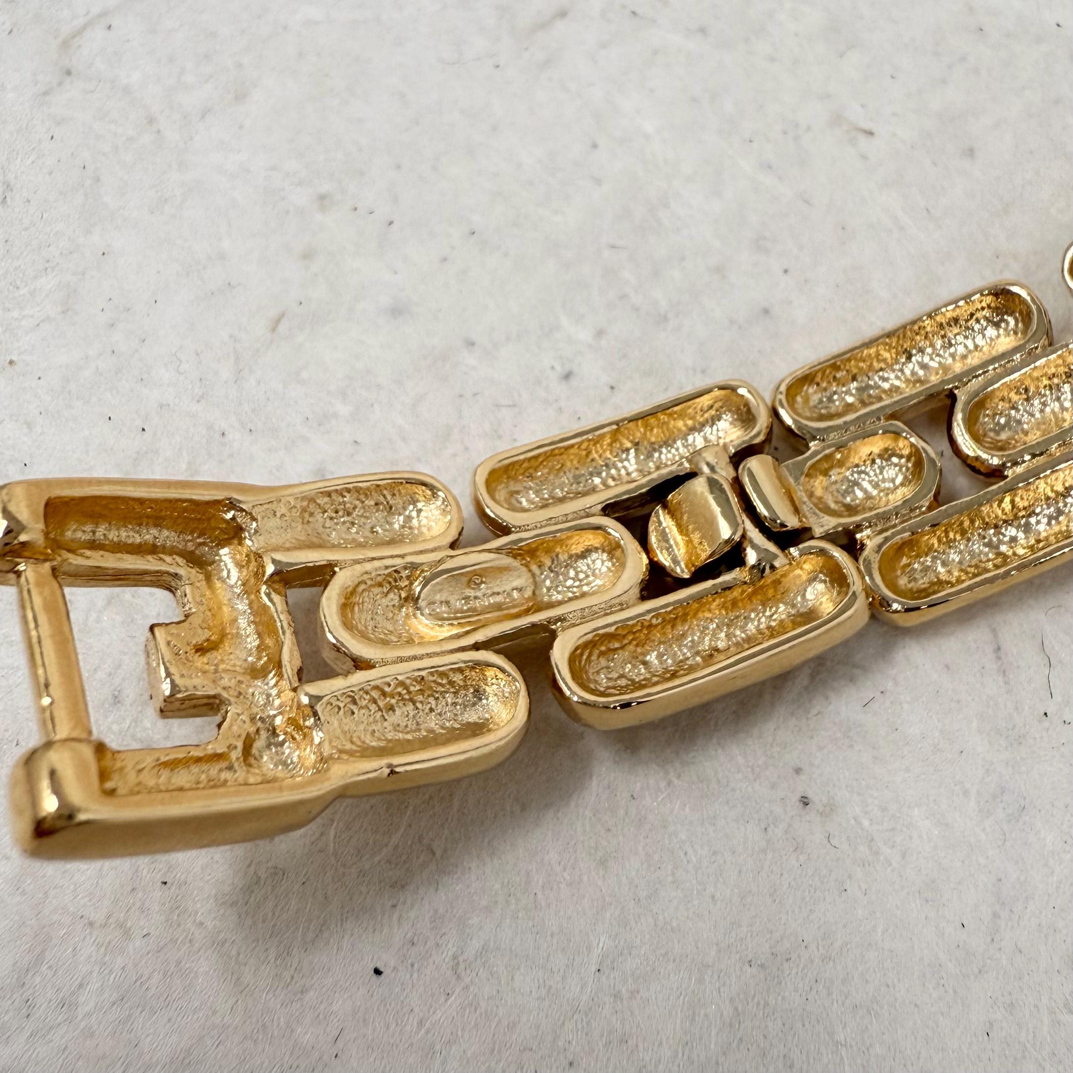 Vintage Givenchy Gold Tone Link Bracelet, 1980s-90s (NOS) - Etsy