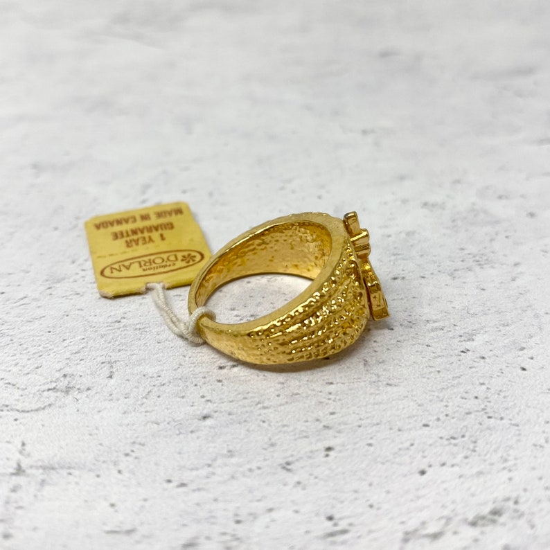 Vintage 1970s NOS D'ORLAN Astrological Zodiac Sagittarius Archer Ring ...