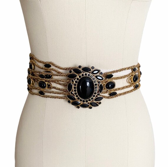 Medium Vintage Metal Statement Belt