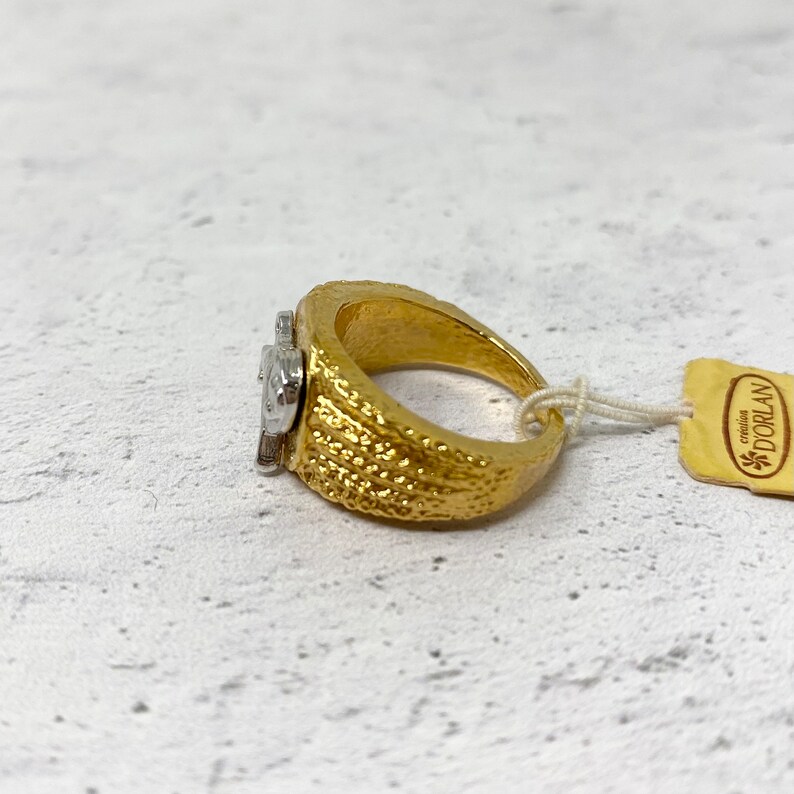 Vintage 1970s NOS D'ORLAN Astrological Zodiac Leo Lion Ring New Old ...